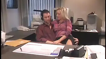 Beautiful Secretary Gets Fucked On A Desk And Swallows Cum