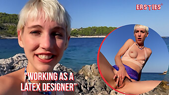 Una Chica Amateur Se Entrega Al Placer En Solitario Al Aire Libre En Croacia