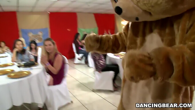 ¡únete A Las Fiestas Con El Famoso Dancing Bear En Esta Orgía Hd!