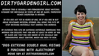 Dirtygardengirl의 Alexthorn과 함께하는 극한의 더블 애널 피스팅