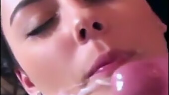 Pov Girl Gets Her Face Covered In Cum After A Hot Blowjob