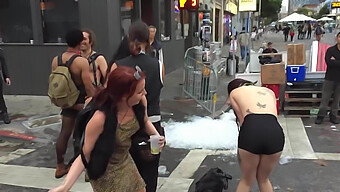 Valentine'S Day Bdsm In Public: Super Slow Motion Video