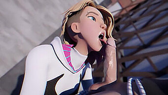 Get Ready To Be Blown Away By Spider-Gwen'S Deepthroating Skills In 3d