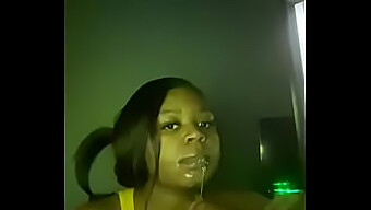 Ebony Slave On Her Knees Begging For A Cumshot