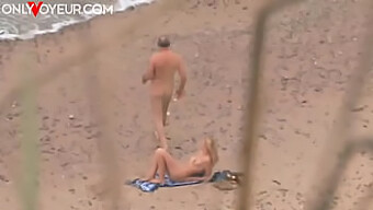 Busty Teen Shirley Harris Gets A Surprise On The Beach