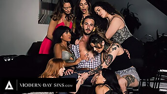 Ember Snow And Madi Collins' Steamy Encounter In A Sex Addiction Therapy Session