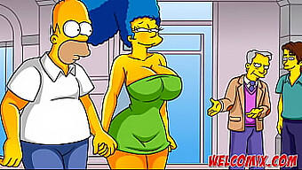 Sexet Tegneserie-Milf Med En Stor Røv I Simpsons Pornoserier