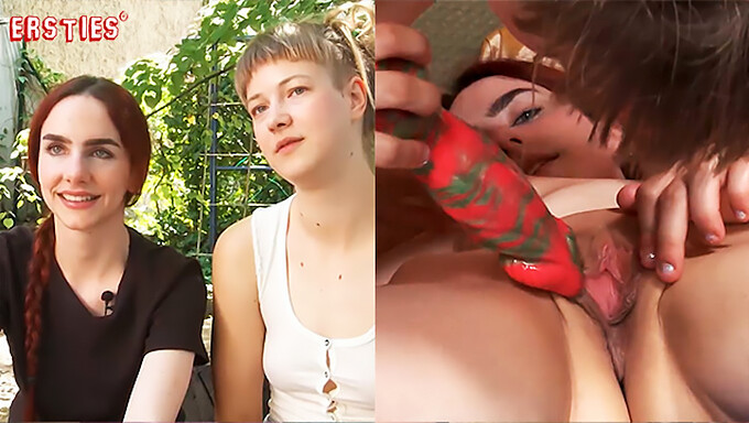 Ida Et Claudia Explorent Le Jeu De Gode-Ceinture Pour Une Expérience Lesbienne Sensuelle