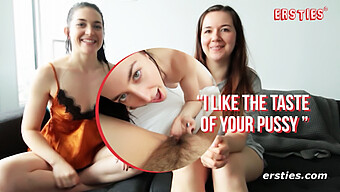 First-Time Lesbian Encounter Between Hot European Babes On Camera