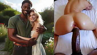 Casal Interracial Desfruta De Sexo Anal 3d Intenso Com Um Parceiro Bem Dotado