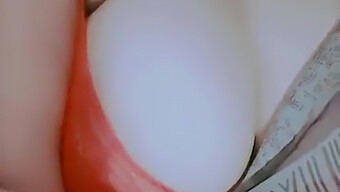 Close-Up Of A College Teacher'S Big Ass And Nipples In Solo Play