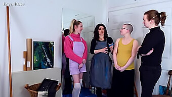 Exklusiver Blick Hinter Die Kulissen Von Jenby Dolls Verwandlung In Eine Statue