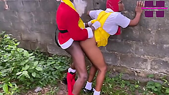 Santa'S Naughty Exchange With Hijab-Clad Ebony Girl. Homemade Pussy Play And Big Cock. Subscribe To Red.